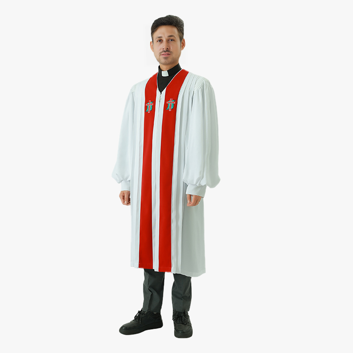Priest clothing host clothing custom clergy religious holy belt one-piece clothing new