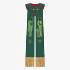 Gothic priest vestments red and green double-sided tie shawl elegant sacred and glorious Catholic ritual supplies