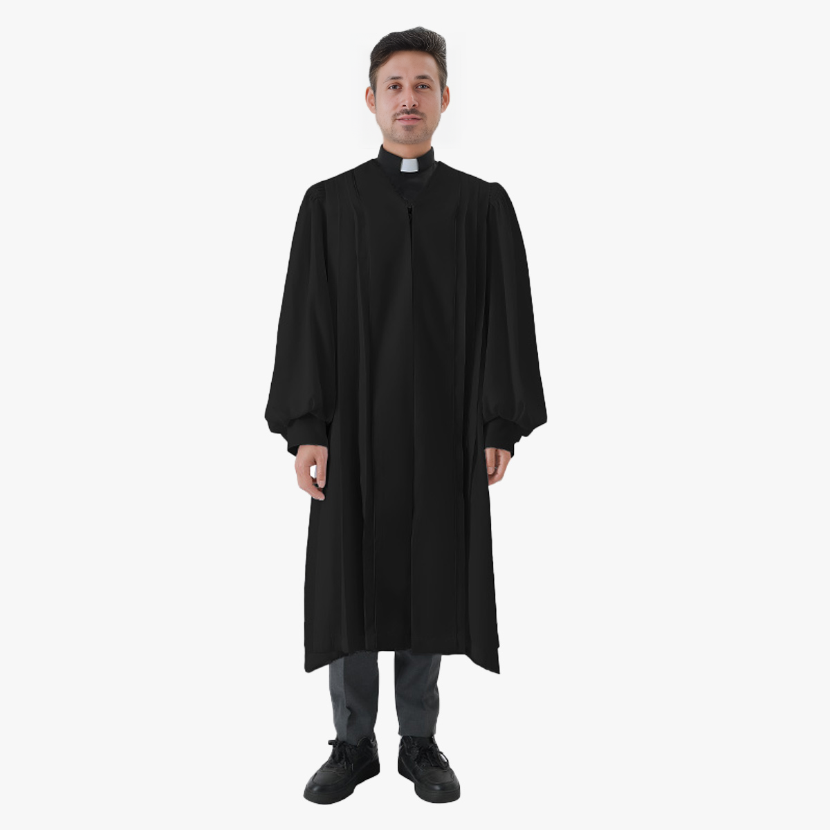 Priest clothing sacramental clothing original design new black and white solid color