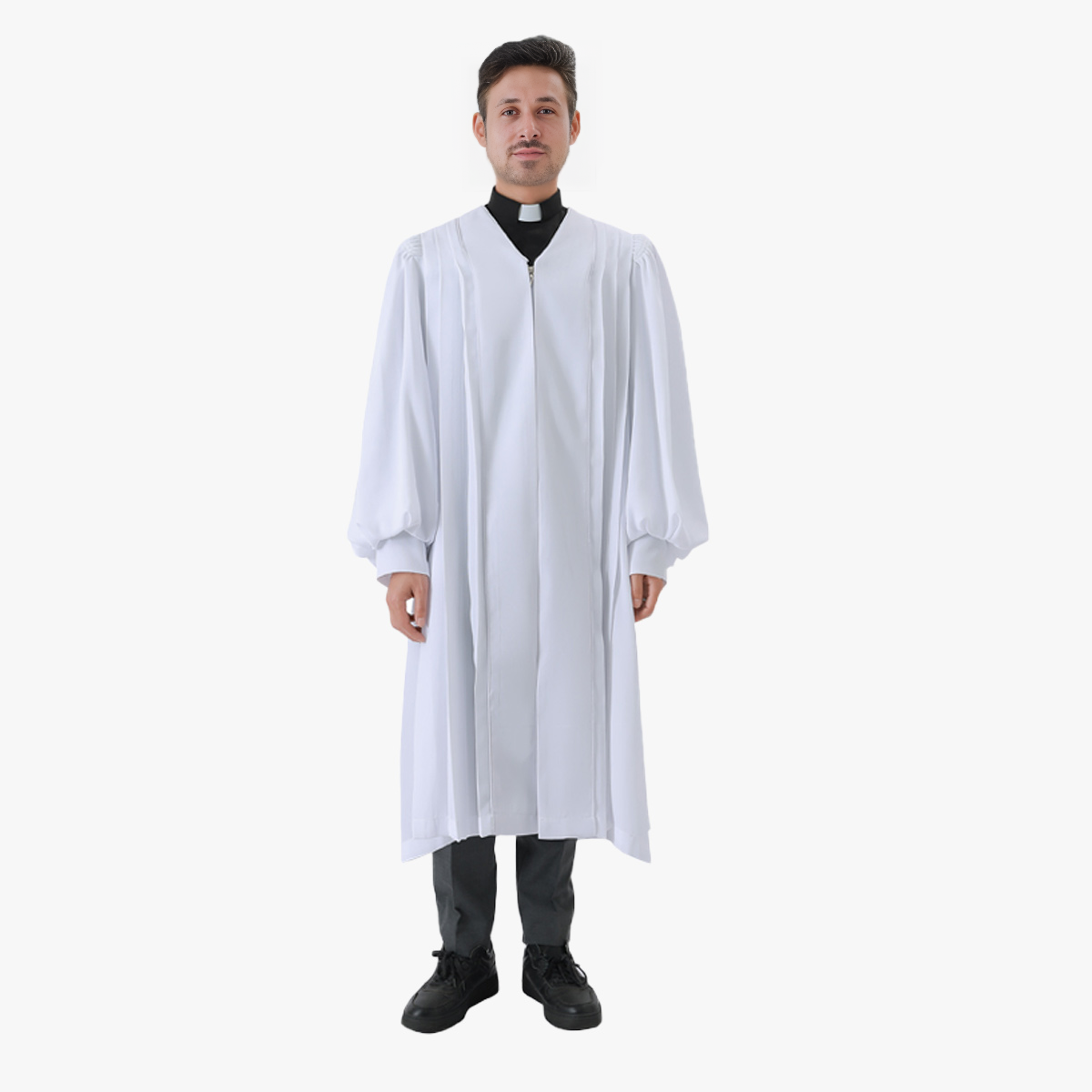 Priest clothing sacramental clothing original design new black and white solid color