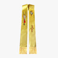 Gothic priest vestments with gold embroidery tie and shawl Catholic Christian supplies - EPHOD