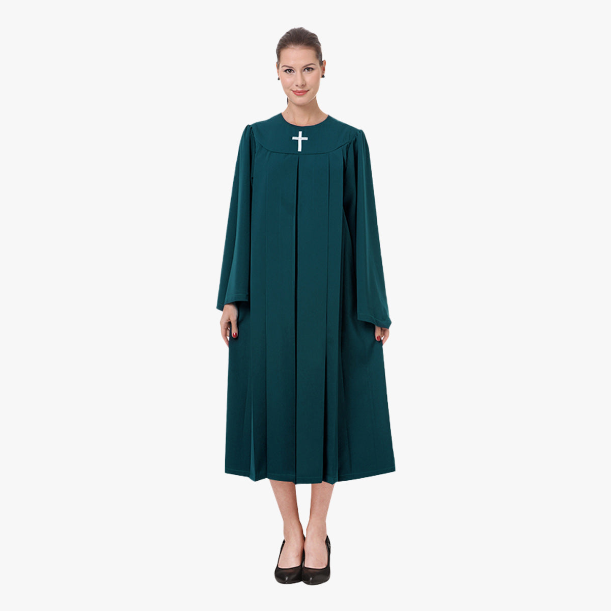 European style colorful new church staff ceremonial clothing cross embroidery one-piece clothing