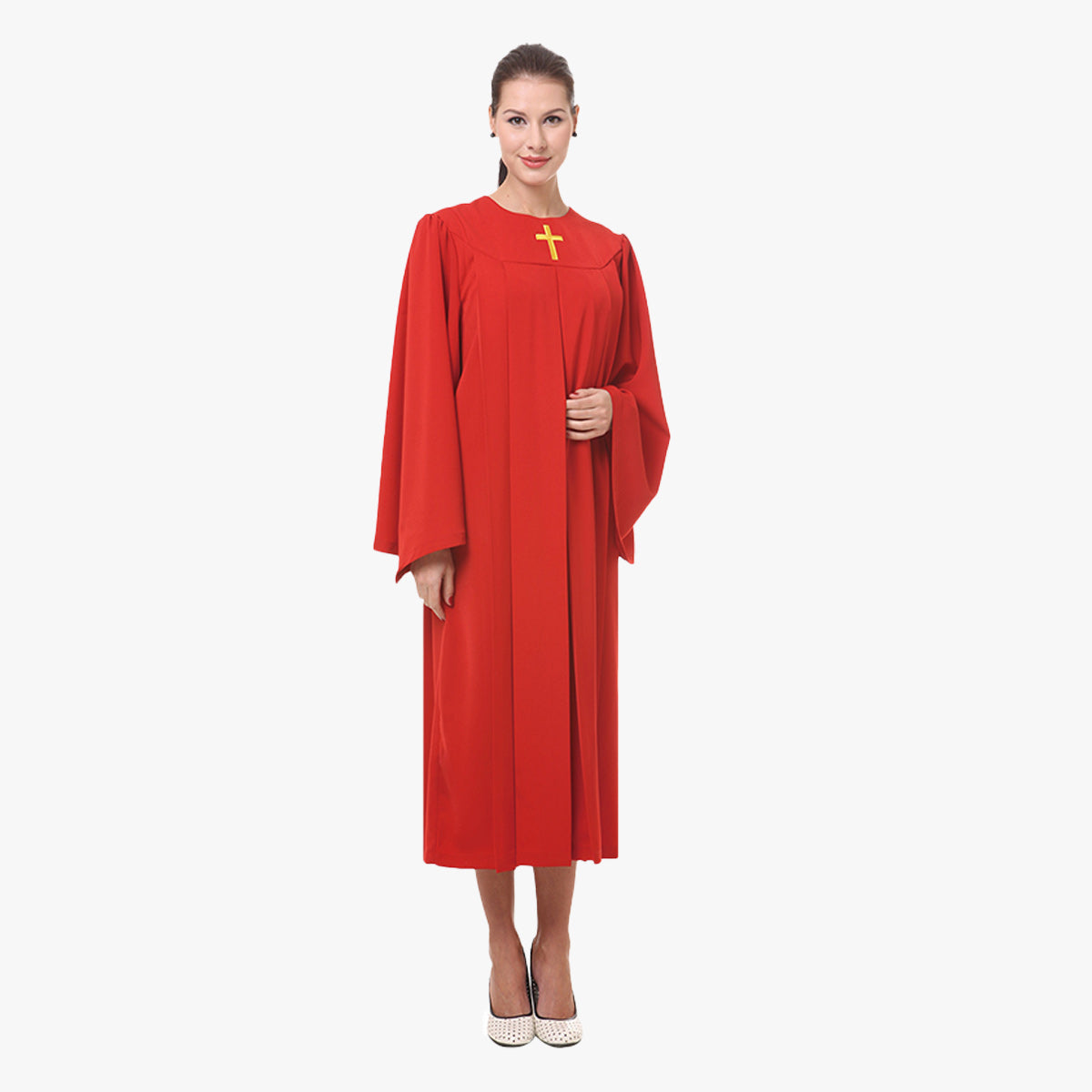 European style colorful new church staff ceremonial clothing cross embroidery one-piece clothing