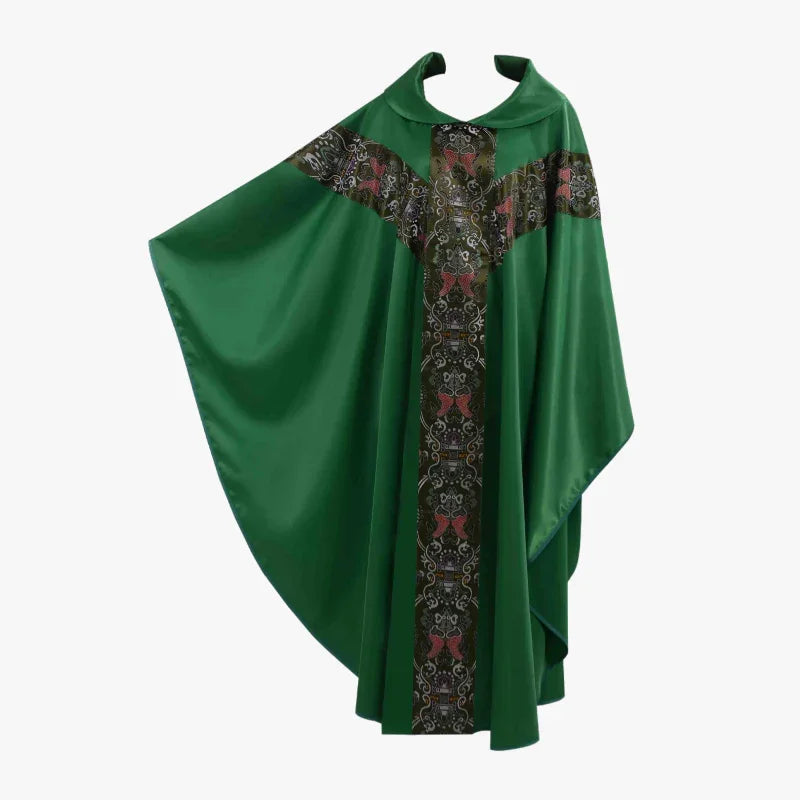 Mass costumes Color Printed Priestly Robes and Gothic Gowns for Mass Costumes in Clergy Priesthood - EPHOD
