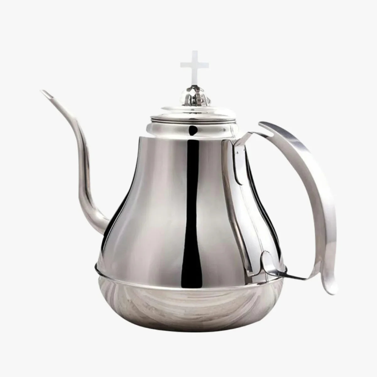Holy tableware communion pot long mouth pot large capacity 1.2 liters gold silver pot thick long mouth pot large capacity - EPHOD