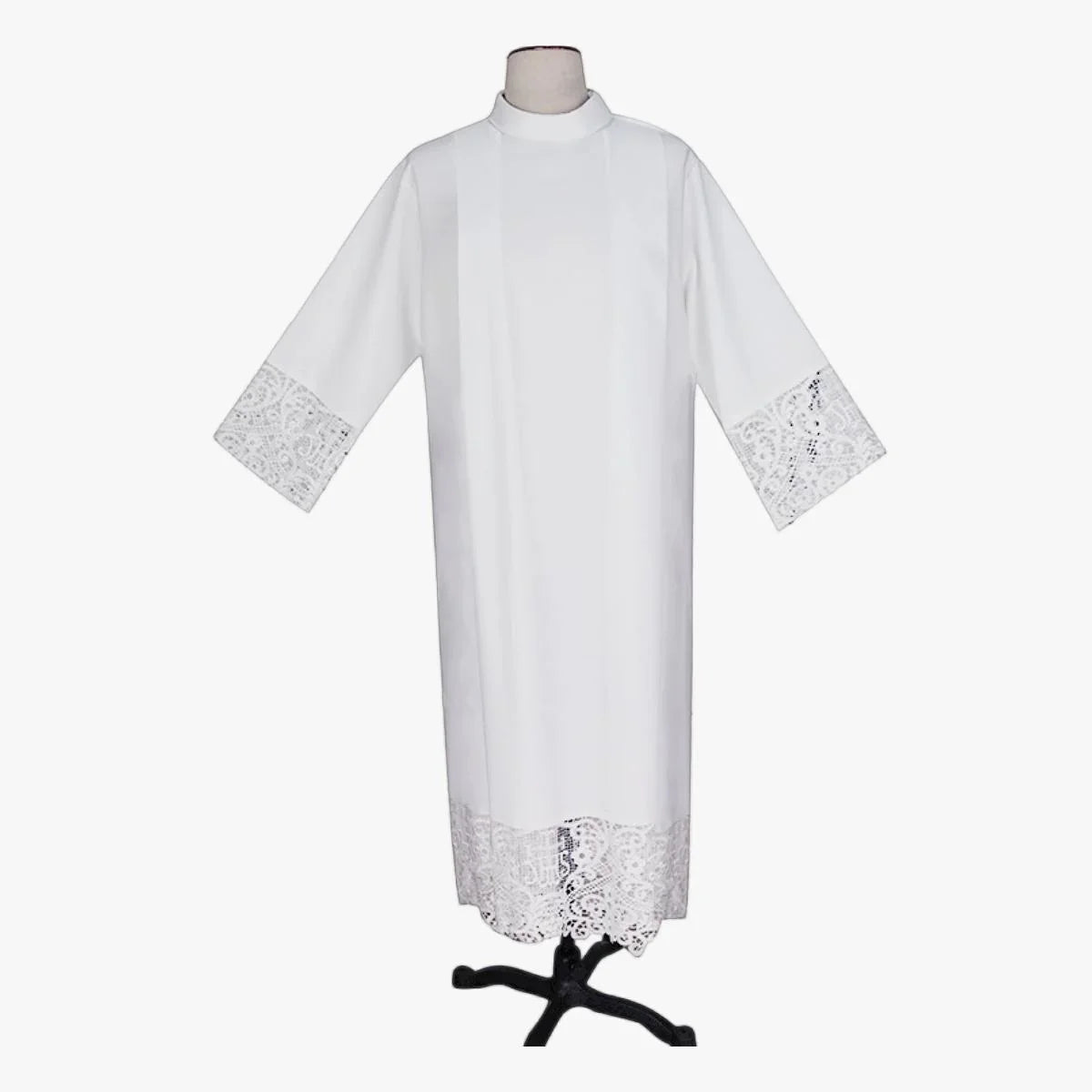 Manufacturing white robes Catholic Christian priest robes deacon priest lapel clothing religious clothing church white robes lace jhs lace clothing - EPHOD