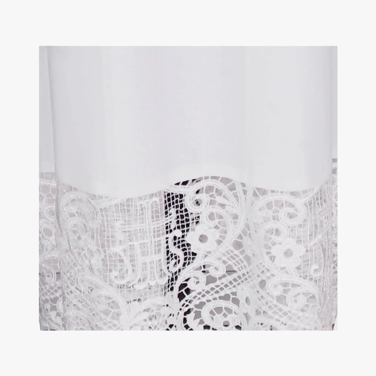 Manufacturing white robes Catholic Christian priest robes deacon priest lapel clothing religious clothing church white robes lace jhs lace clothing - EPHOD
