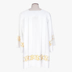 Altar priest white clothes Catholic Christian clothing religious clothing church white clothes white short robe jhs embroidered lace clothing