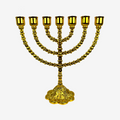 Alloy metal gold lampstand Israeli style home decoration Candlestick simple table decoration