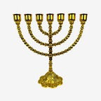 Alloy metal gold lampstand Israeli style home decoration Candlestick simple table decoration - EPHOD