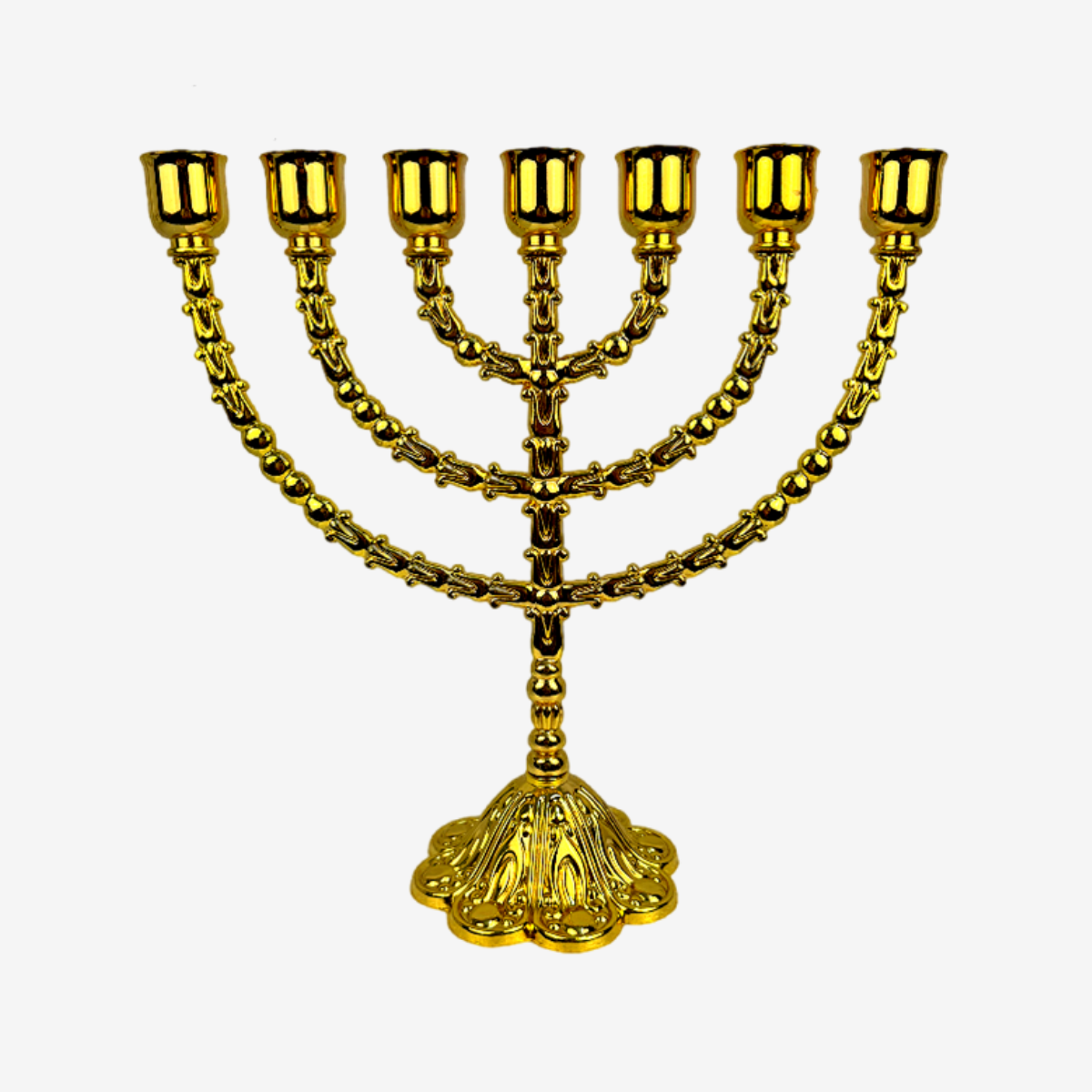 Alloy metal gold lampstand Israeli style home decoration Candlestick simple table decoration