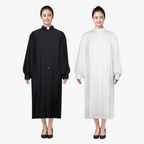 Ephod unisex priest robe clergy robe clothing black and white