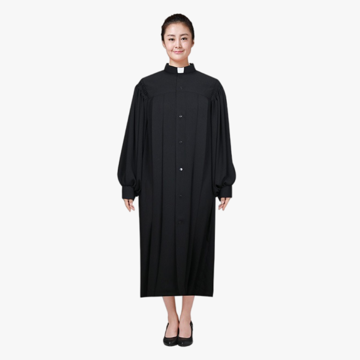 Ephod unisex priest robe clergy robe clothing black and white - EPHOD