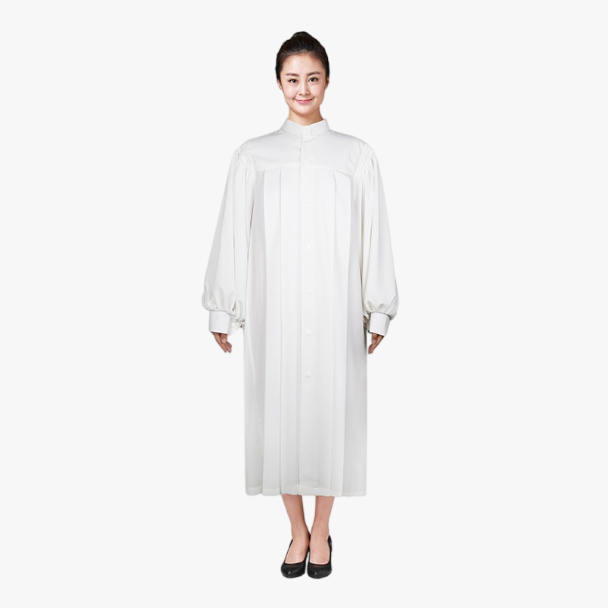 Ephod unisex priest robe clergy robe clothing black and white - EPHOD