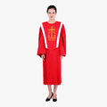 European style colorful new church staff ceremonial clothing golden cross embroidered clothing with detachable long ribbon - EPHOD