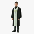 Priest suit tie one-piece host clothing clergy religious black dress - EPHOD