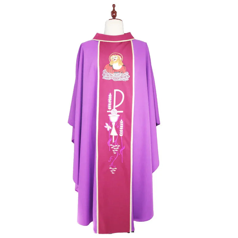 Gothic Priest's Ritual Clothing - Catholic Ceremonial Robes and Sacred Garments for Clergy - EPHOD