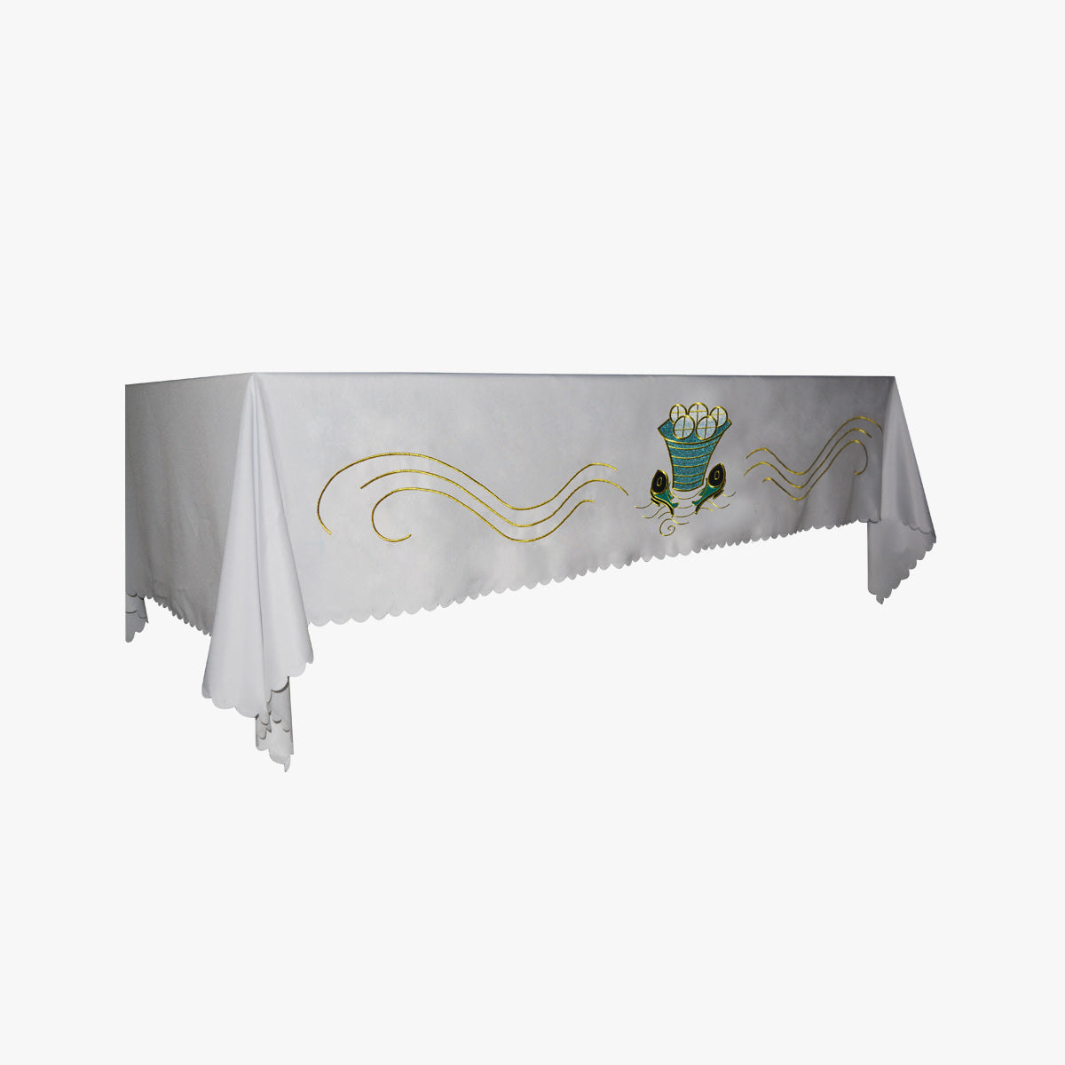 Catholic Mass dustproof tablecloth tablecloth liturgical tablecloth mass altar cloth exquisite embroidery communion tablecloth white - EPHOD