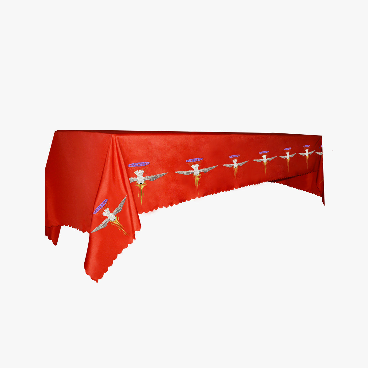 Catholic Mass dustproof tablecloth tablecloth liturgical tablecloth mass altar cloth exquisite embroidery communion tablecloth red - EPHOD