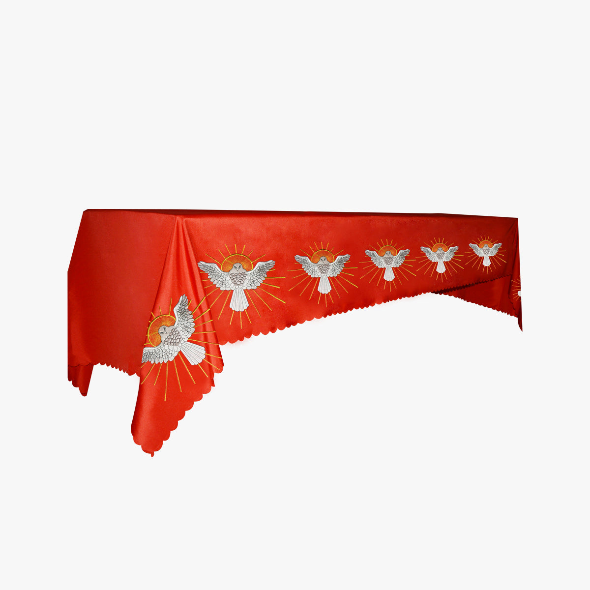 Catholic Mass tablecloth tablecloth liturgical ceremony tablecloth mass altar cloth exquisite embroidery communion tablecloth red