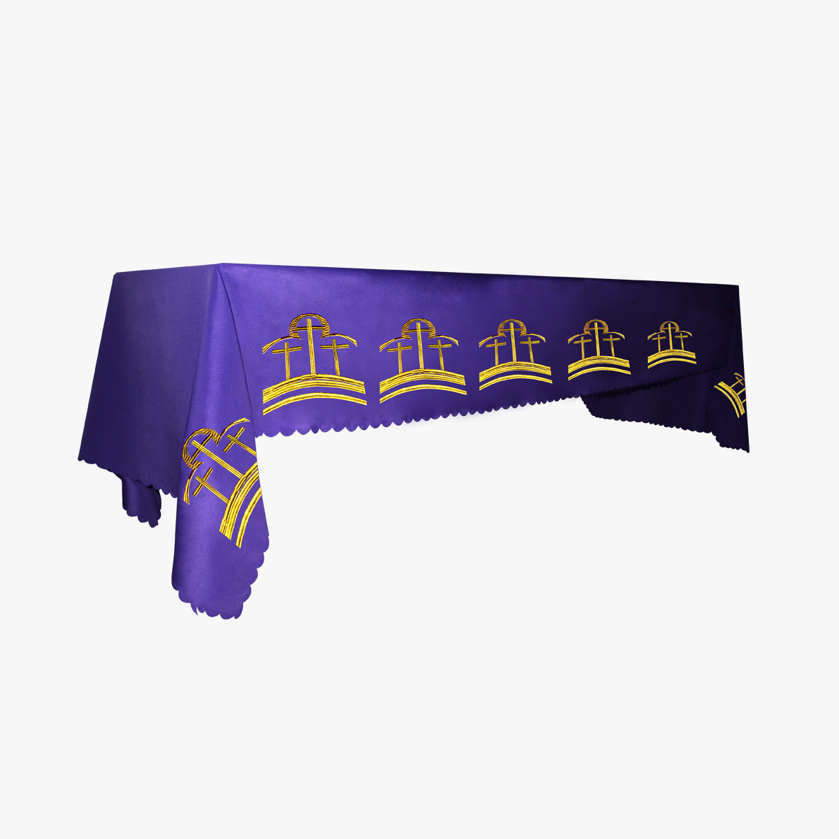 Catholic Protestant Mass tablecloth tablecloth liturgical tablecloth Mass altar cloth exquisite church embroidery communion tablecloth purple - EPHOD