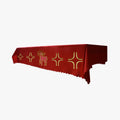 Mass tablecloth tablecloth ceremonial tablecloth mass altar cloth exquisite church embroidery communion tablecloth red - EPHOD
