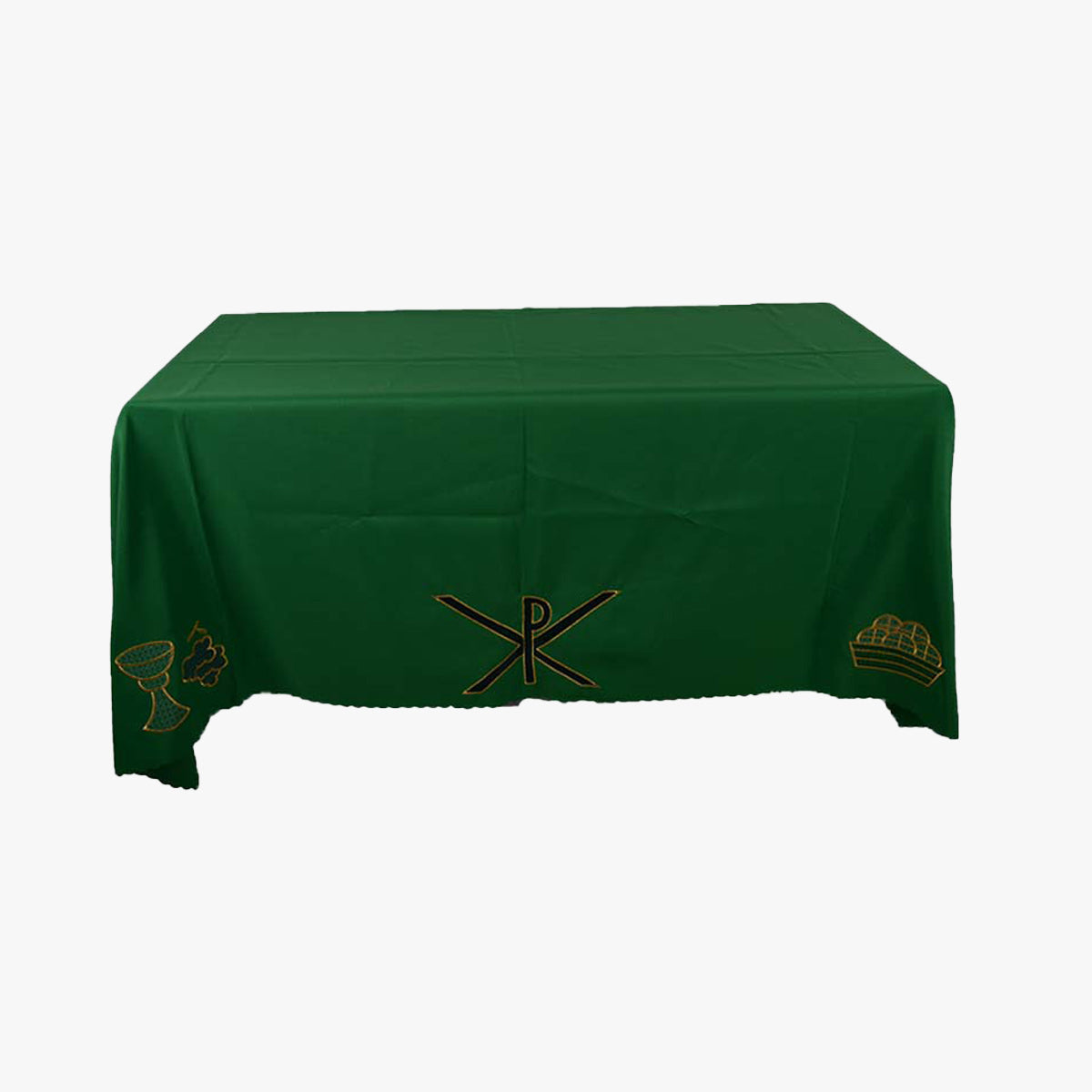 Mass tablecloth tablecloth ceremonial tablecloth mass altar cloth exquisite church chalice grape embroidery communion tablecloth green - EPHOD